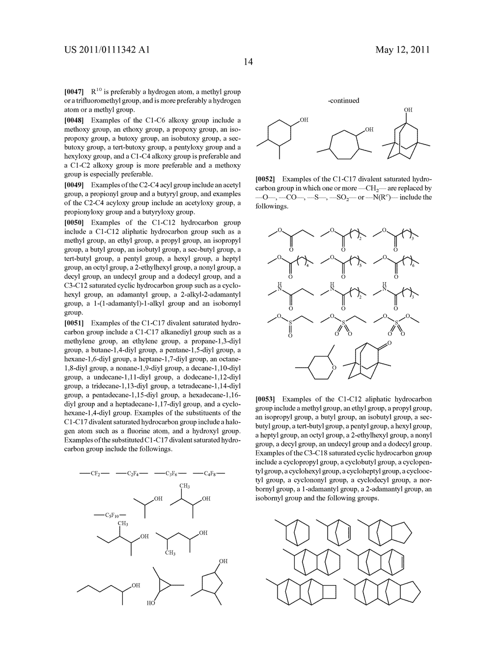 PHOTORESIST COMPOSITION - diagram, schematic, and image 15