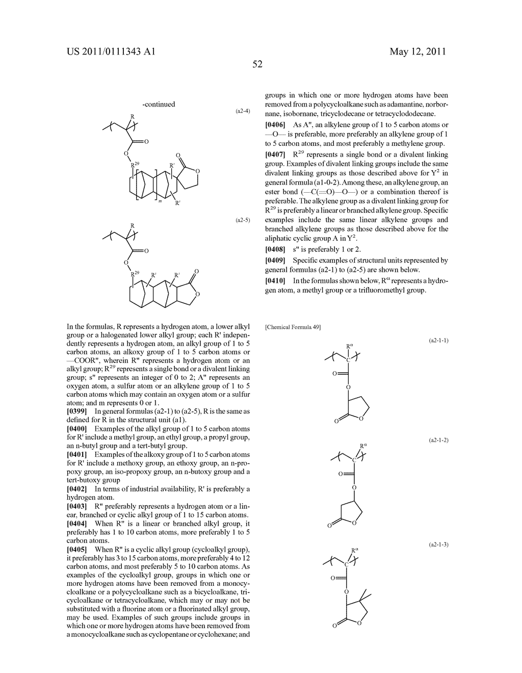 POSITIVE RESIST COMPOSITION AND METHOD OF FORMING RESIST PATTERN - diagram, schematic, and image 54