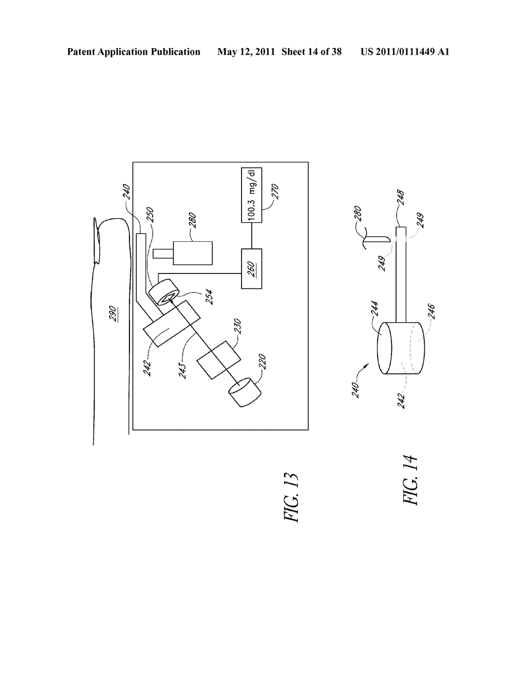 IN VITRO DETERMINATION OF ANALYTE LEVELS WITHIN BODY FLUIDS - diagram, schematic, and image 15