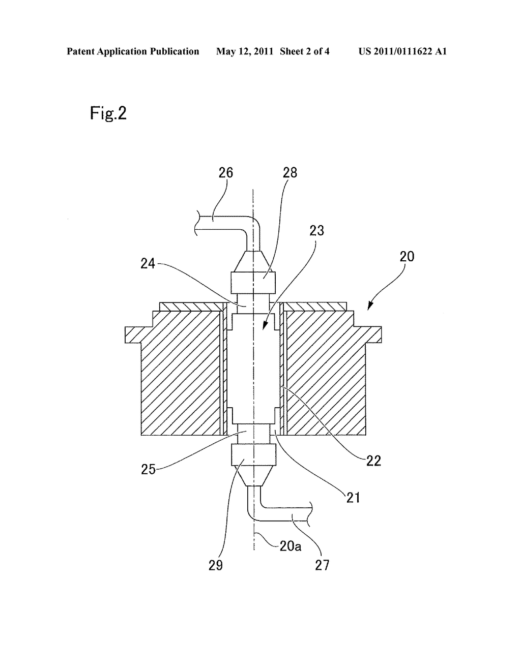 ELECTRIC WIRING STRUCTURE OF HOLLOW ROTATOR - diagram, schematic, and image 03