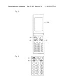 PORTABLE TELEPHONE EQUIPPED WITH KEY BACKLIGHTS AND INFORMATION NOTIFICATION METHOD USING KEY BACKLIGHTS diagram and image