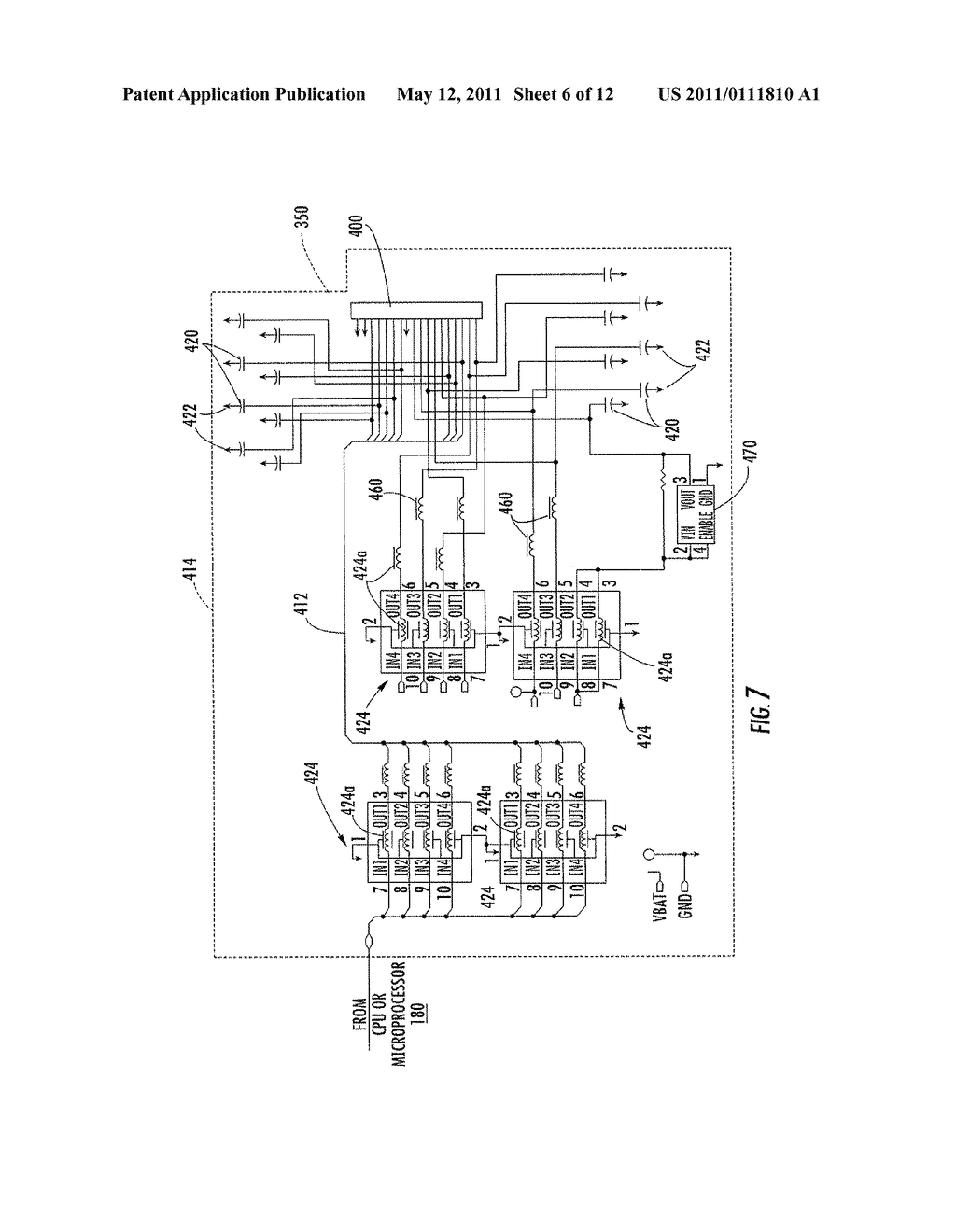 MOBILE WIRELESS COMMUNICATIONS DEVICE WITH REDUCED MICROPHONE NOISE FROM RADIO FREQUENCY COMMUNICATIONS CIRCUITRY - diagram, schematic, and image 07