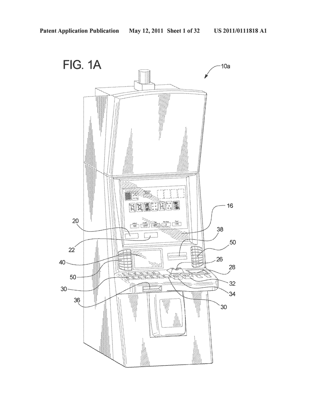 GAMING SYSTEM, GAMING DEVICE AND METHOD FOR PROVIDING A GAME HAVING A DYNAMIC AWARD SCHEME - diagram, schematic, and image 02