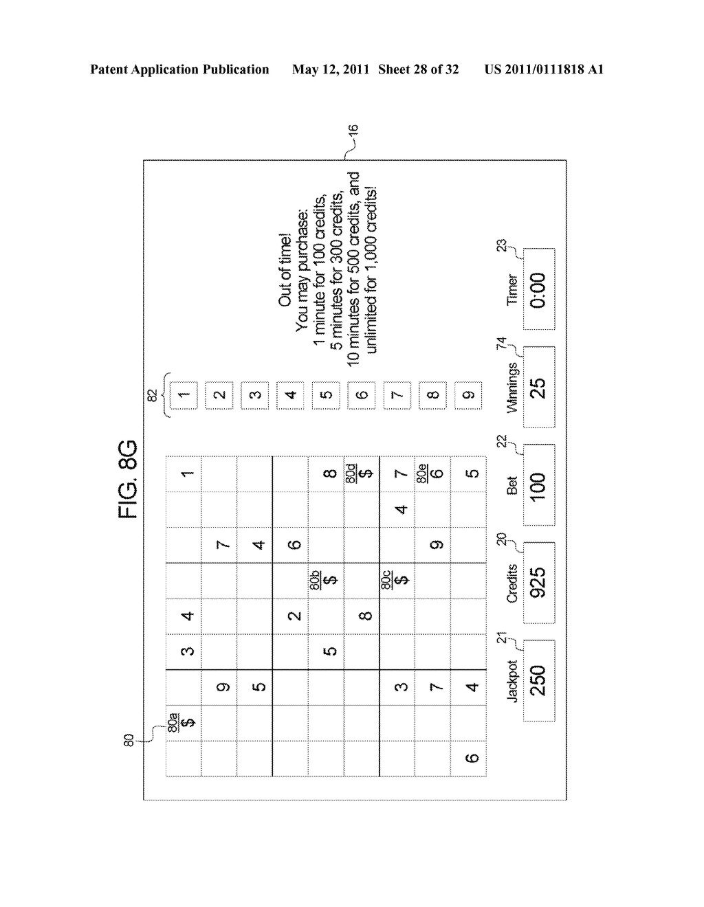 GAMING SYSTEM, GAMING DEVICE AND METHOD FOR PROVIDING A GAME HAVING A DYNAMIC AWARD SCHEME - diagram, schematic, and image 29