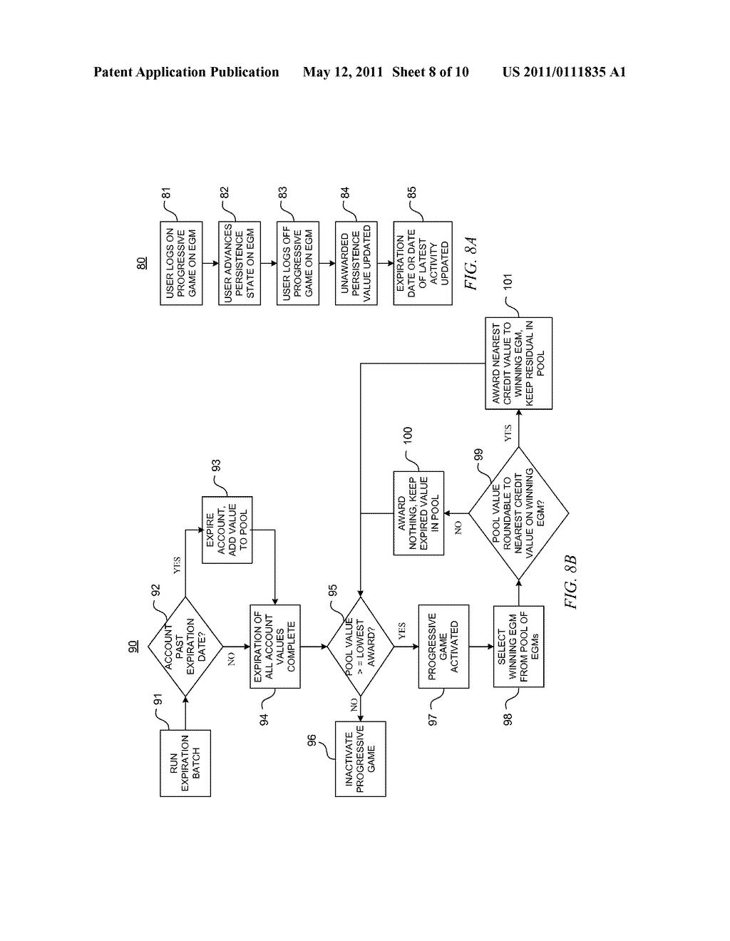 RECONCILING PAYBACK PERCENTAGE OF A GAMING DEVICE WITH TRANSFERABLE RETURN - diagram, schematic, and image 09