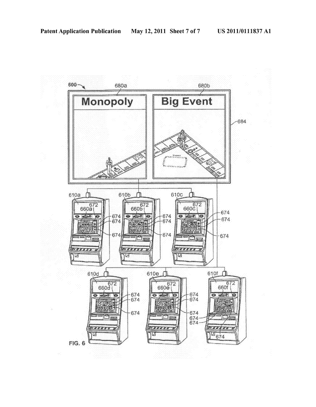 Gaming System Having Controllable Dynamic Signage - diagram, schematic, and image 08