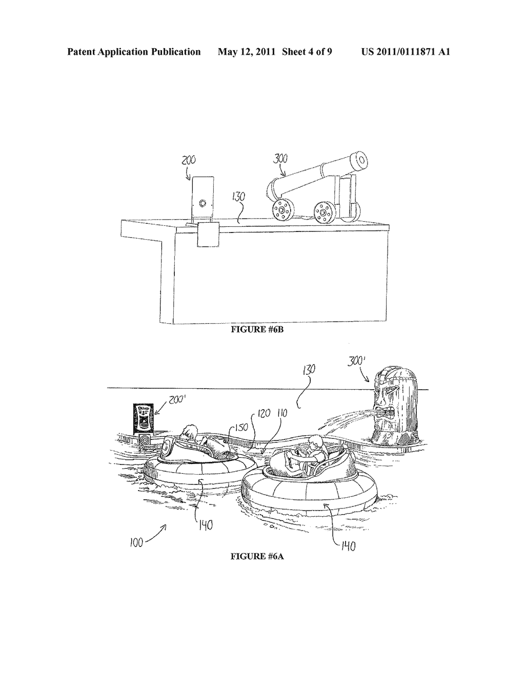 Bumper Boat Amusement Attractions, Methods and Systems and Water Effect Device Usable in Same - diagram, schematic, and image 05