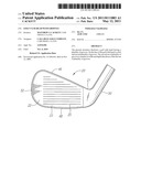 GOLF CLUB HEAD WITH GROOVES diagram and image