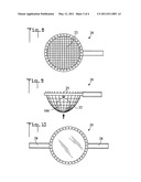 Device for playing with a water balloon and method of use diagram and image