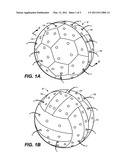 Foam Game Ball with Core diagram and image