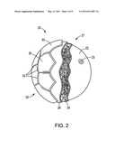 Three-Dimensional Panels for a Game Ball and Related Methods diagram and image