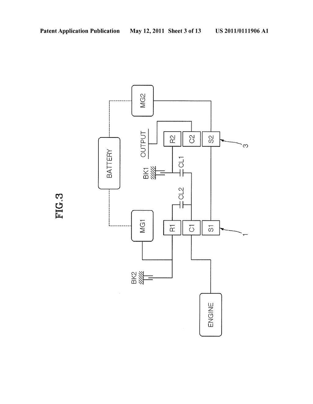 TRANSMISSION FOR HYBRID VEHICLE - diagram, schematic, and image 04