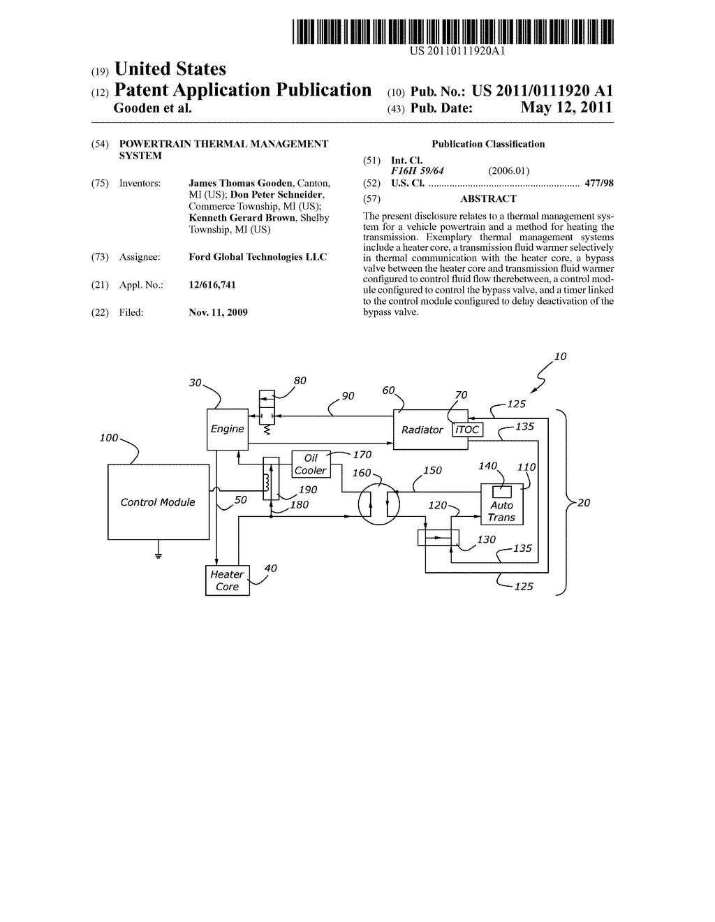 Powertrain Thermal Management System - diagram, schematic, and image 01