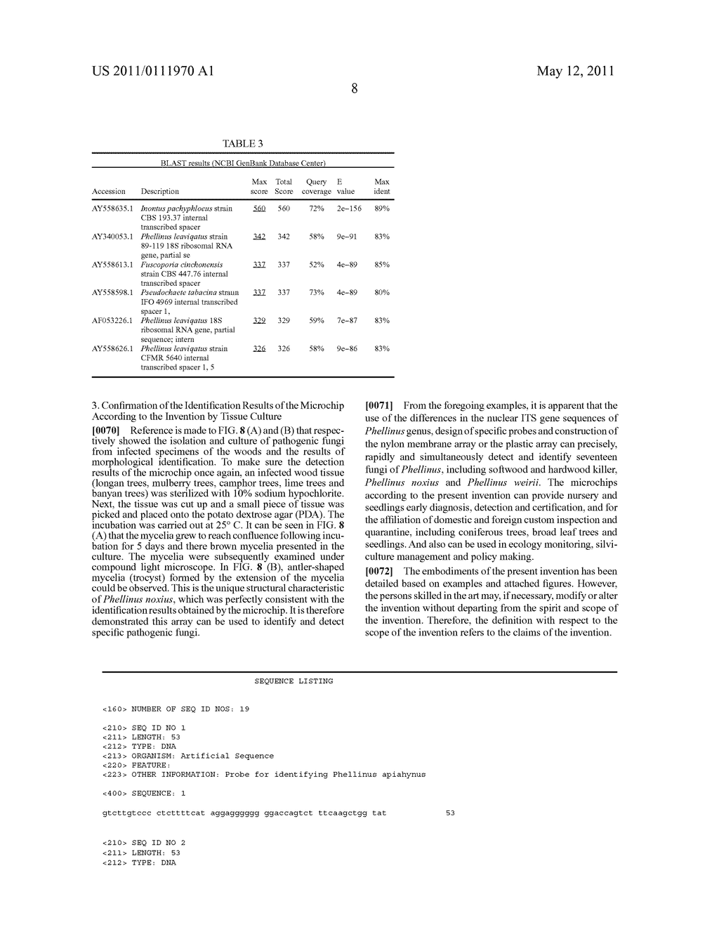 MICROCHIP FOR IDENTIFYING PHELLINUS SPECIES AND THE METHOD THEREOF - diagram, schematic, and image 19