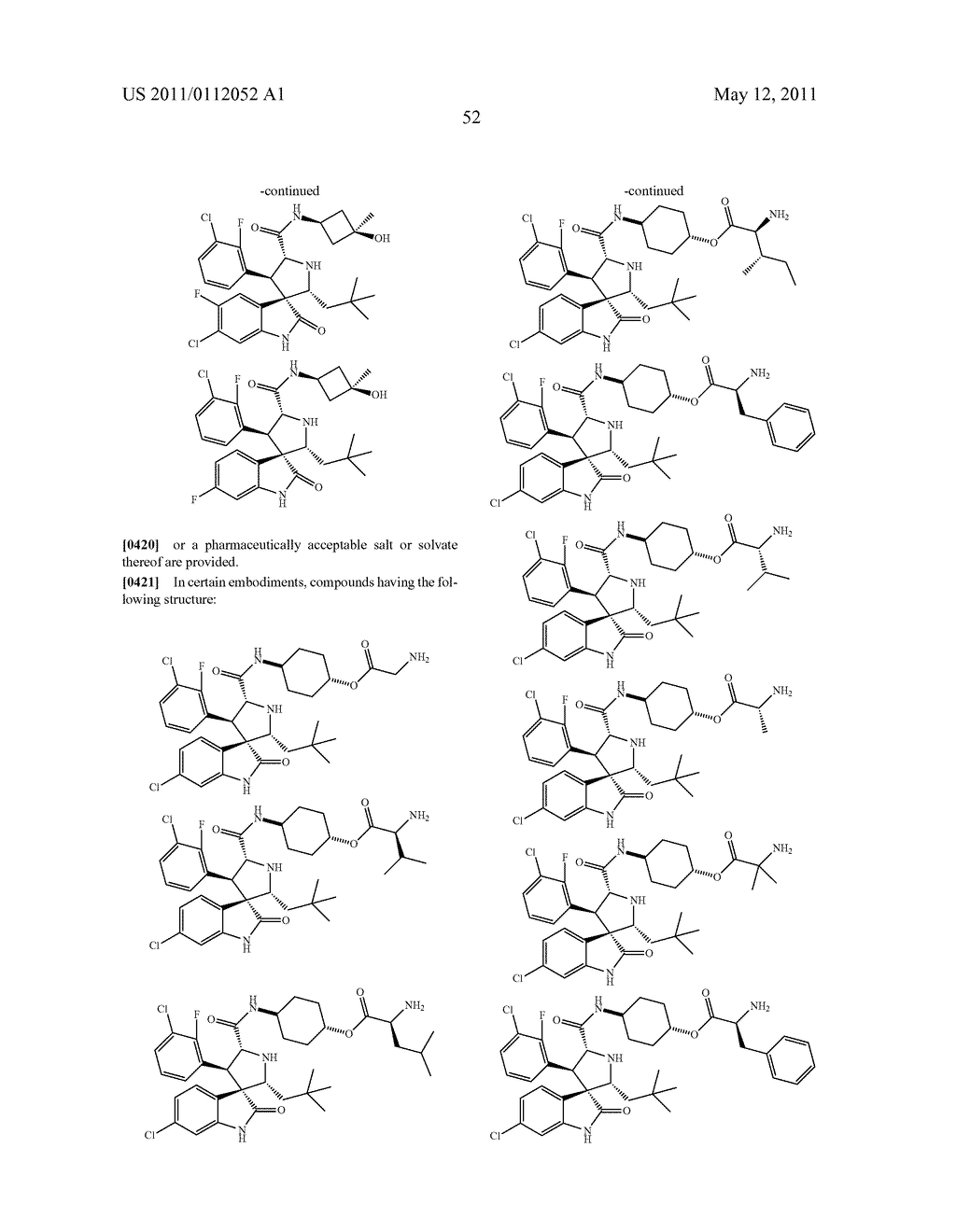 SPIRO-OXINDOLE MDM2 ANTAGONISTS - diagram, schematic, and image 103