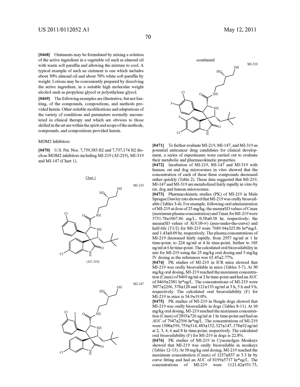 SPIRO-OXINDOLE MDM2 ANTAGONISTS - diagram, schematic, and image 121