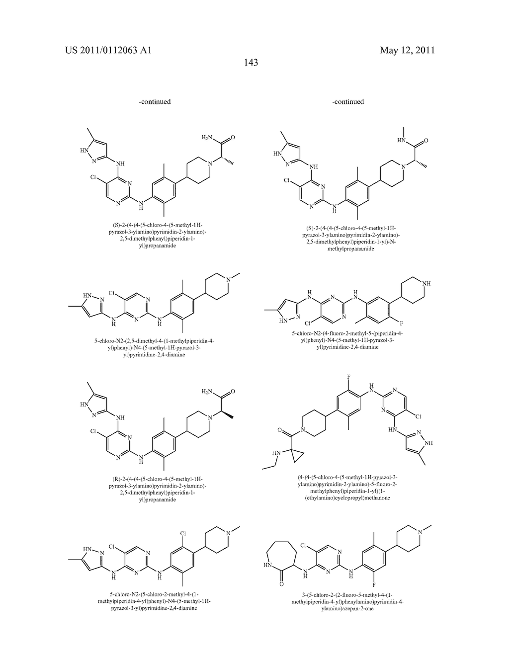 PYRIMIDINE DERIVATIVES AS KINASE INHIBITORS - diagram, schematic, and image 144