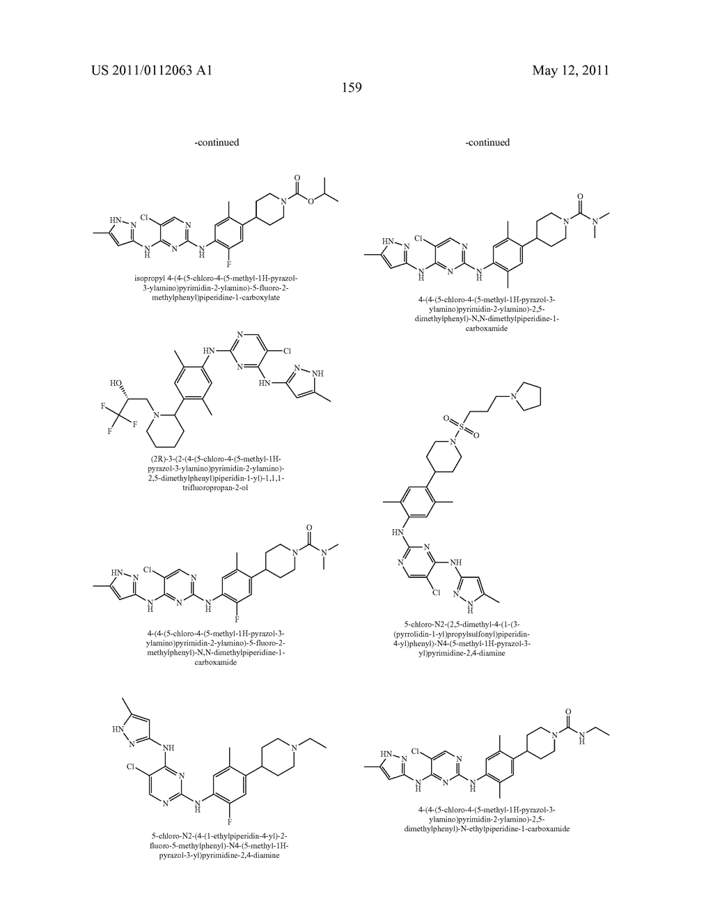 PYRIMIDINE DERIVATIVES AS KINASE INHIBITORS - diagram, schematic, and image 160