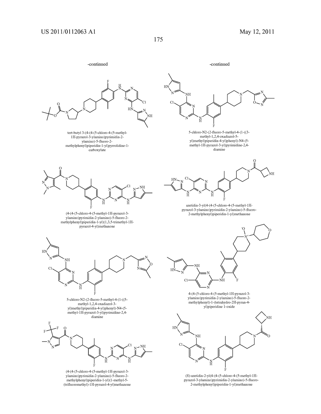 PYRIMIDINE DERIVATIVES AS KINASE INHIBITORS - diagram, schematic, and image 176