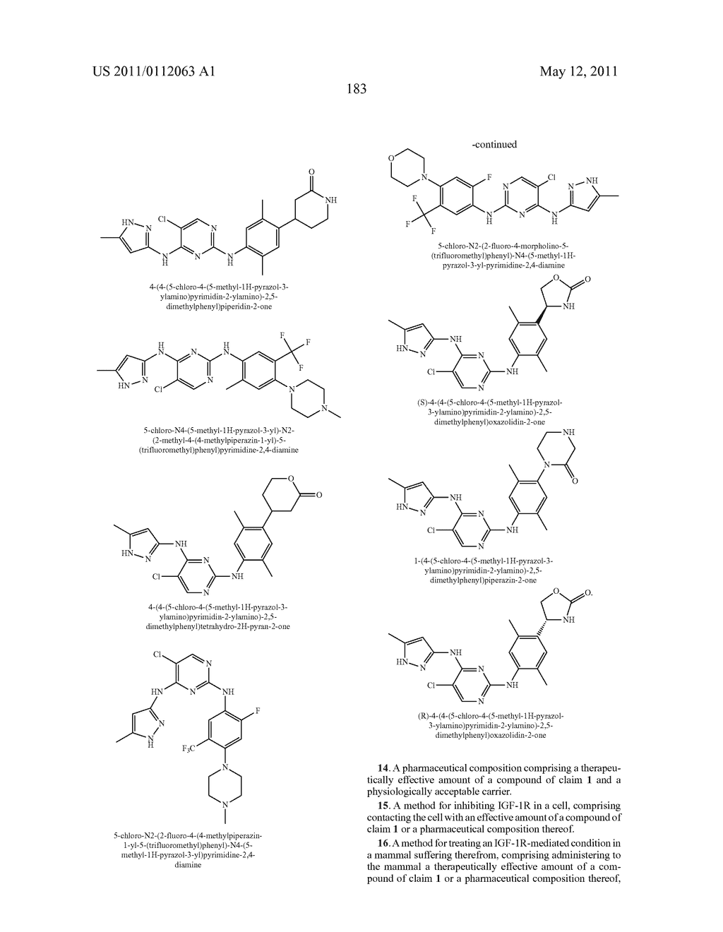 PYRIMIDINE DERIVATIVES AS KINASE INHIBITORS - diagram, schematic, and image 184