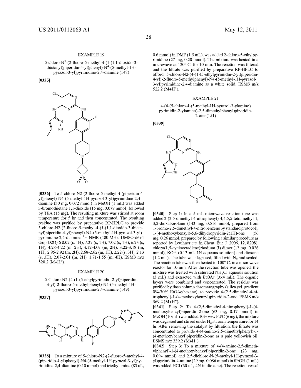 PYRIMIDINE DERIVATIVES AS KINASE INHIBITORS - diagram, schematic, and image 29