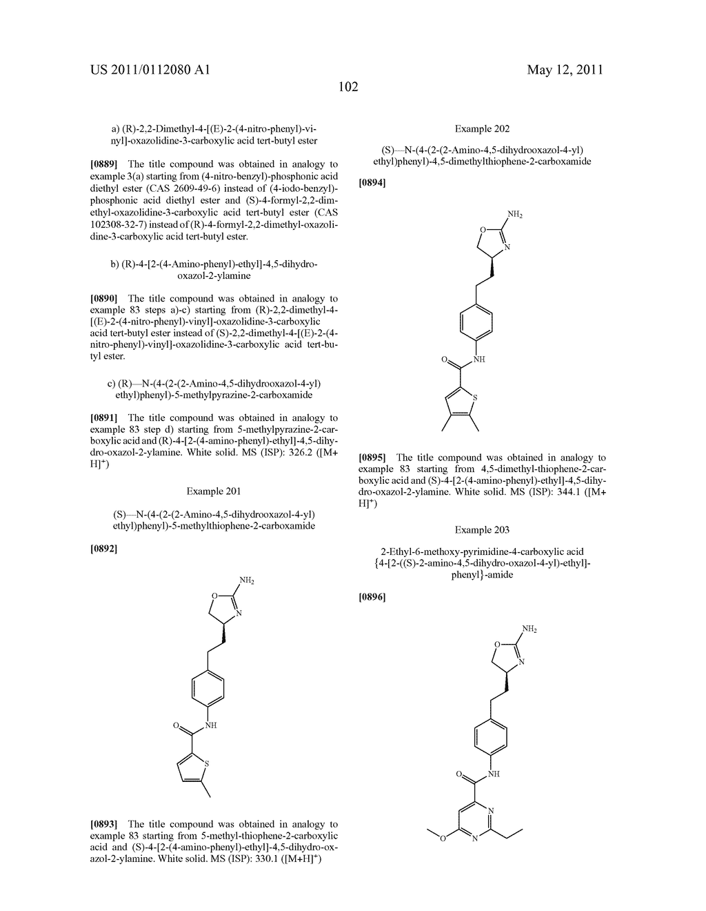 OXAZOLINE DERIVATIVES - diagram, schematic, and image 103