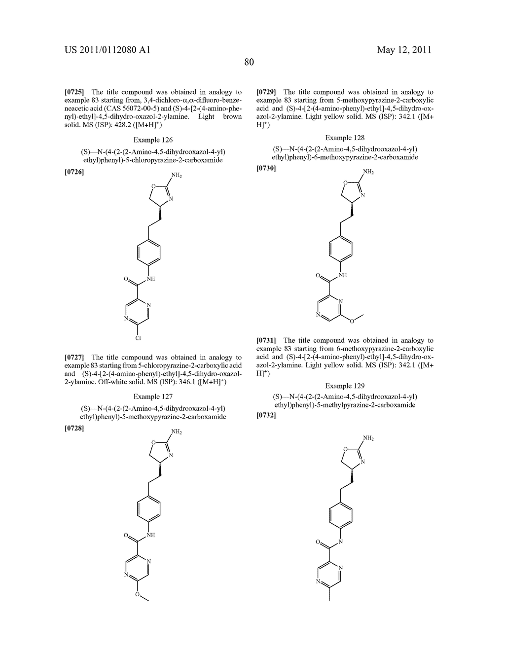 OXAZOLINE DERIVATIVES - diagram, schematic, and image 81