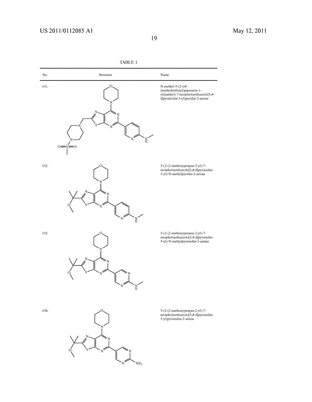 THIAZOLOPYRIMIDINE PI3K INHIBITOR COMPOUNDS AND METHODS OF USE - diagram, schematic, and image 20