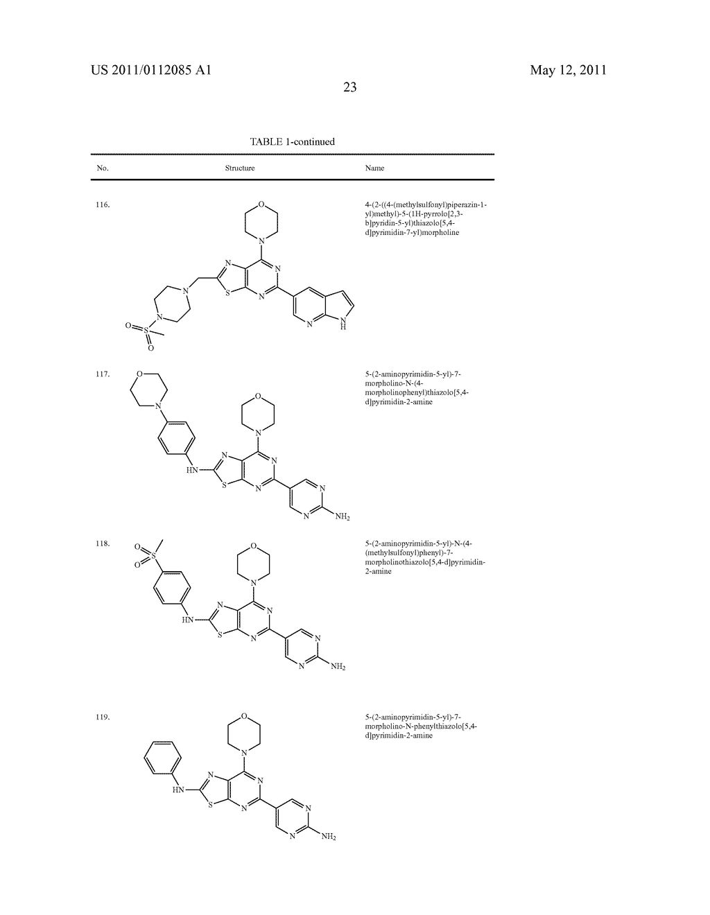 THIAZOLOPYRIMIDINE PI3K INHIBITOR COMPOUNDS AND METHODS OF USE - diagram, schematic, and image 24