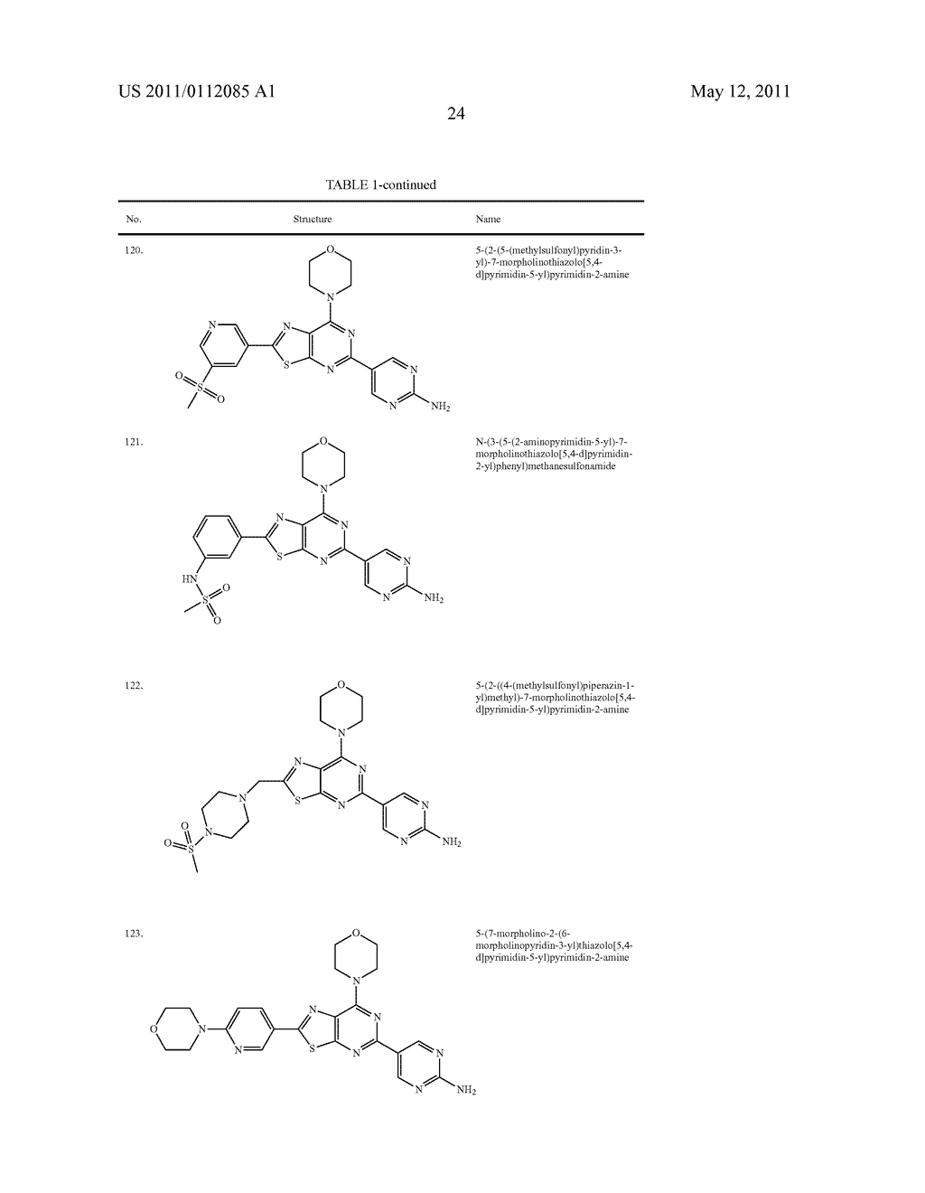THIAZOLOPYRIMIDINE PI3K INHIBITOR COMPOUNDS AND METHODS OF USE - diagram, schematic, and image 25