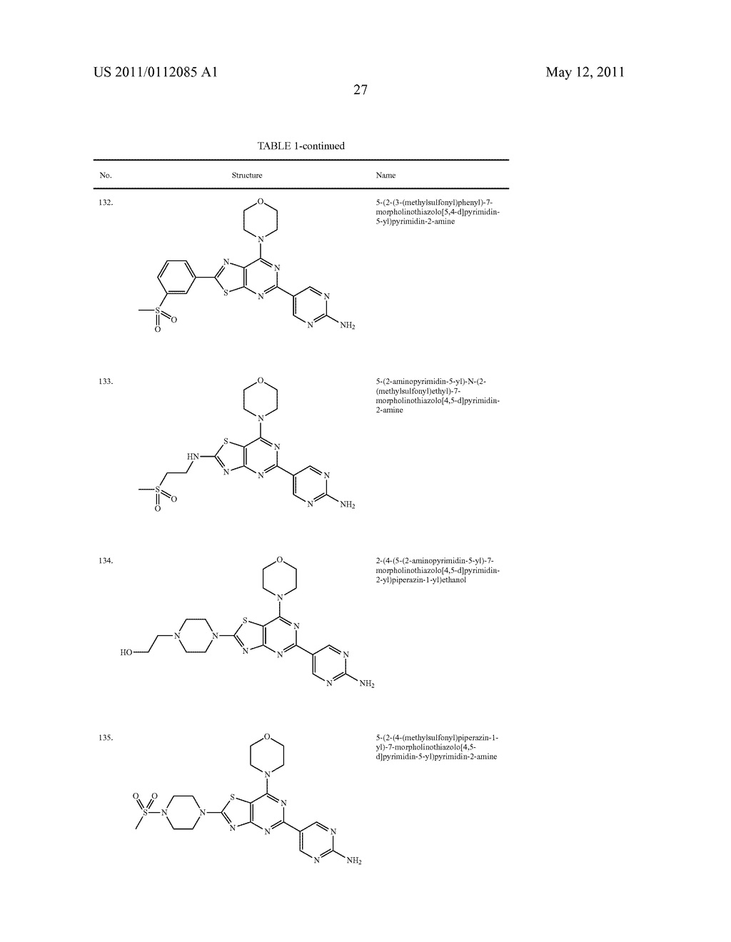 THIAZOLOPYRIMIDINE PI3K INHIBITOR COMPOUNDS AND METHODS OF USE - diagram, schematic, and image 28