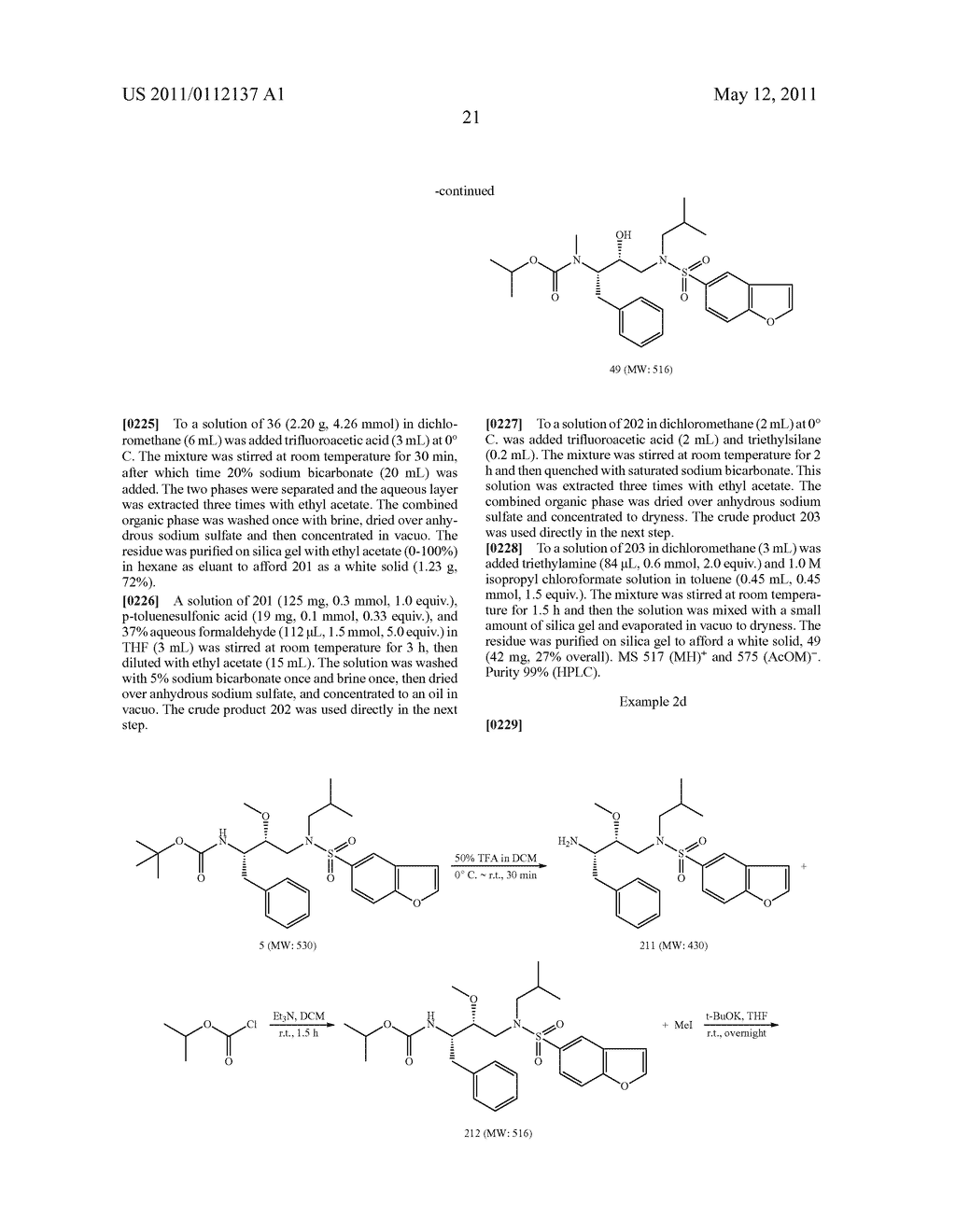 HIV PROTEASE INHIBITOR AND CYTOCHROME P450 INHIBITOR COMBINATIONS - diagram, schematic, and image 45