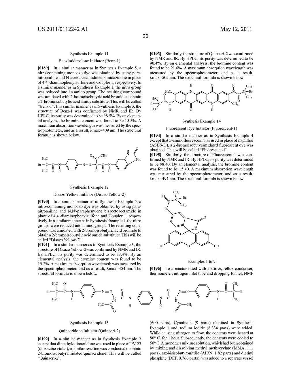 METHOD FOR PRODUCING DYE POLYMER, DYE POLYMER AND USE OF THE SAME - diagram, schematic, and image 21