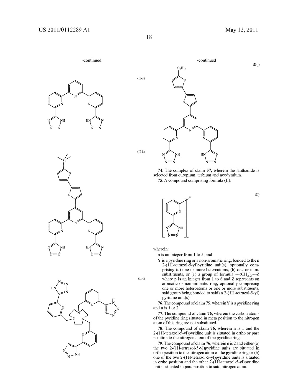 COMPOUNDS USEFUL AS LIGANDS AND PARTICULARLY AS ORGANIC CHROMOPHORES FOR COMPLEXING LANTHANIDES AND APPLICATIONS THEREOF - diagram, schematic, and image 23