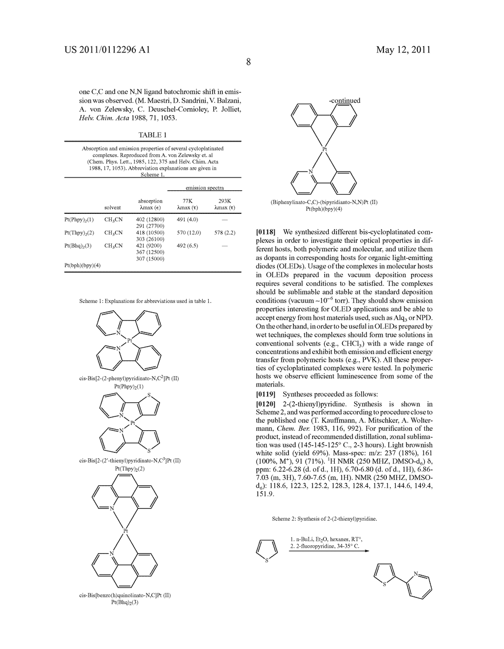 ORGANOMETALLIC COMPLEXES AS PHOSPHORESCENT EMITTERS IN ORGANIC LEDS - diagram, schematic, and image 60