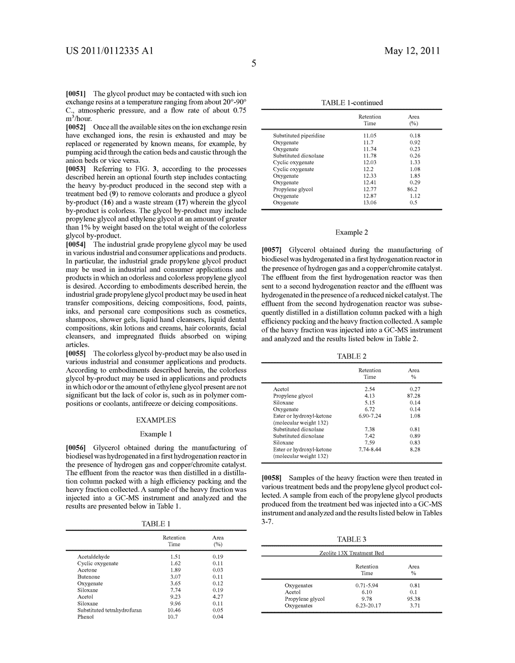 PROCESS FOR THE PRODUCTION AND PURIFICATION OF PROPYLENE GLYCOL - diagram, schematic, and image 07