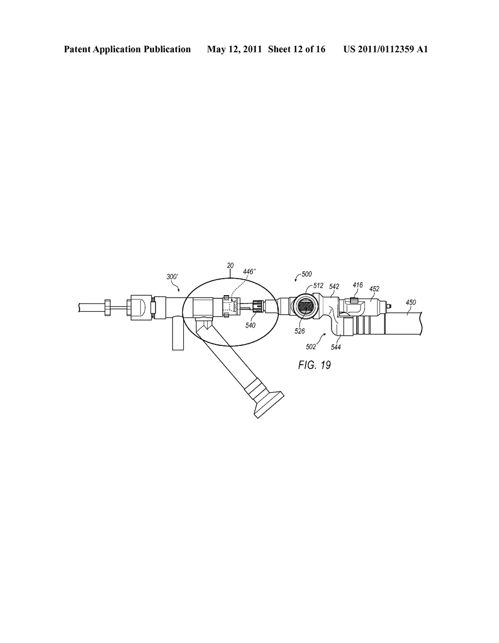 SURGICAL ADAPTER ASSEMBLY FOR USE WITH ENDOSCOPE - diagram, schematic, and image 13