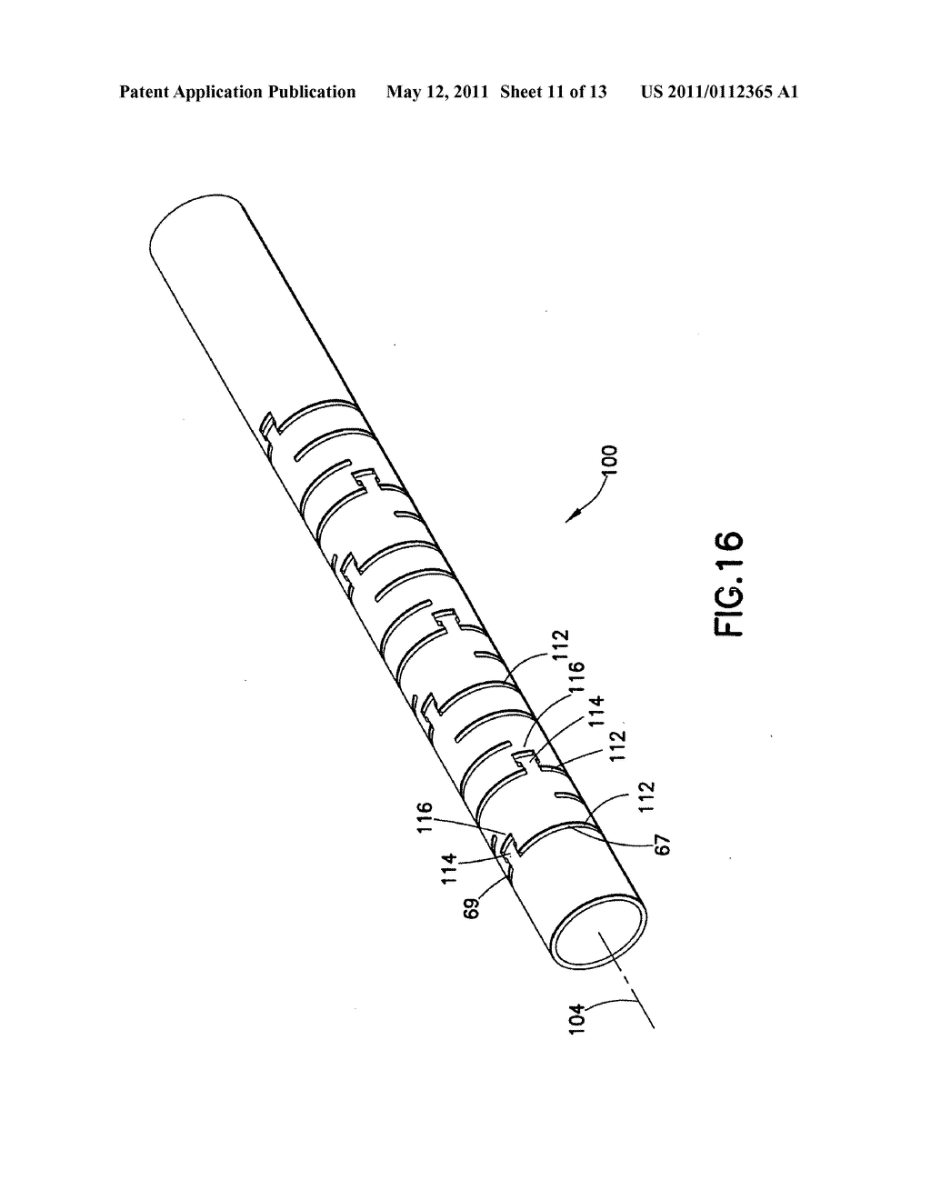 Endoscope shaft - diagram, schematic, and image 12