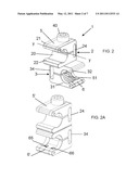 Clamp for External Orthopaedic Fixing Device diagram and image