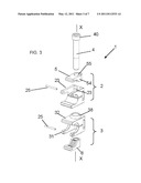 Clamp for External Orthopaedic Fixing Device diagram and image