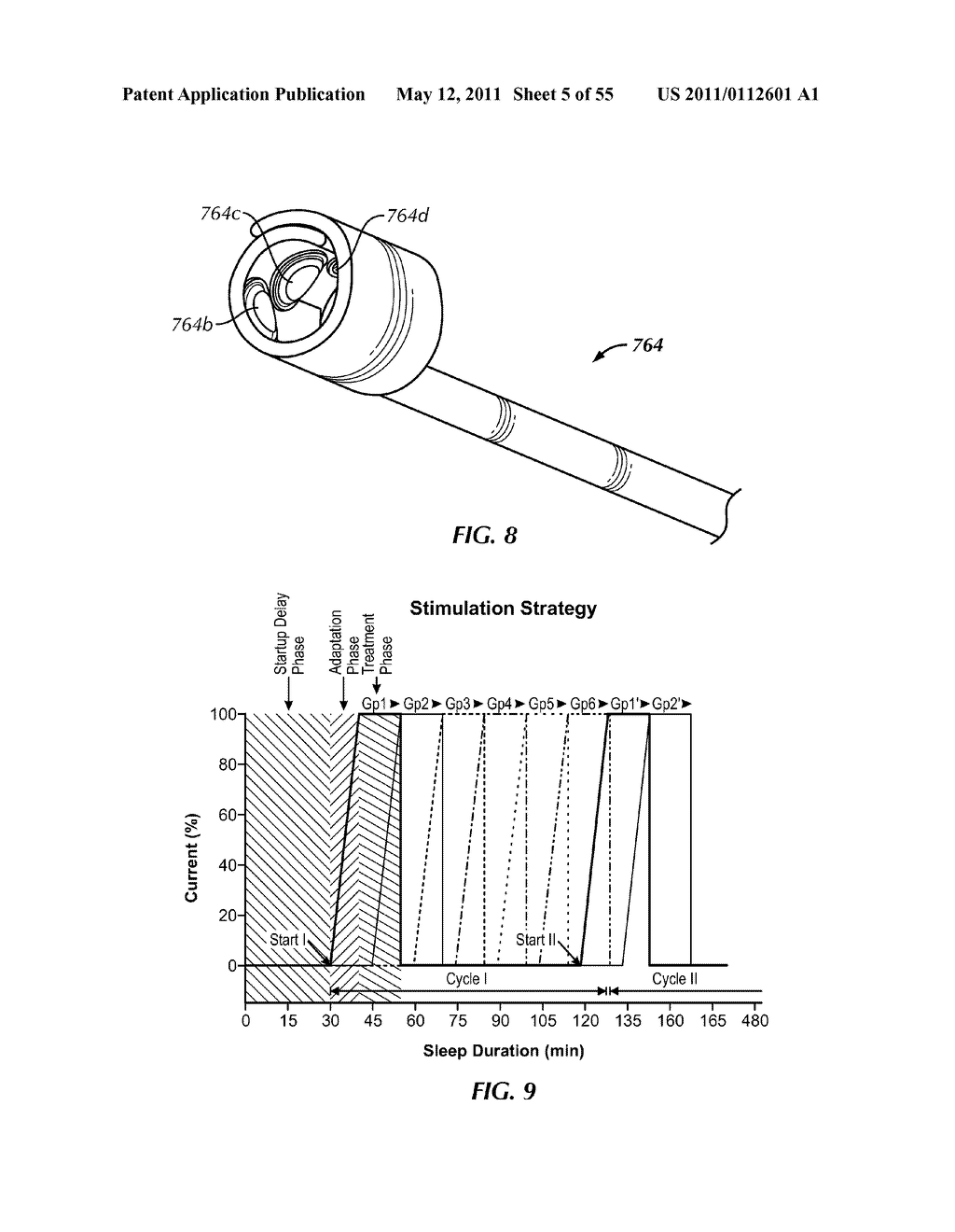 SYSTEM FOR STIMULATING A HYPOGLOSSAL NERVE FOR CONTROLLING THE POSITION OF A PATIENT'S TONGUE - diagram, schematic, and image 06