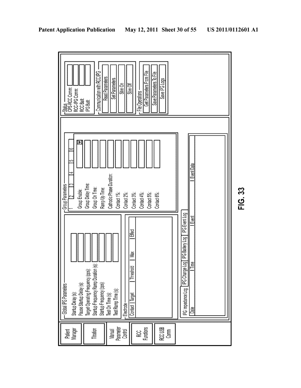 SYSTEM FOR STIMULATING A HYPOGLOSSAL NERVE FOR CONTROLLING THE POSITION OF A PATIENT'S TONGUE - diagram, schematic, and image 31