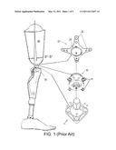 PYRAMID RECEPTACLE FOR COUPLING A PROSTHETIC LIMB TO A SOCKET diagram and image