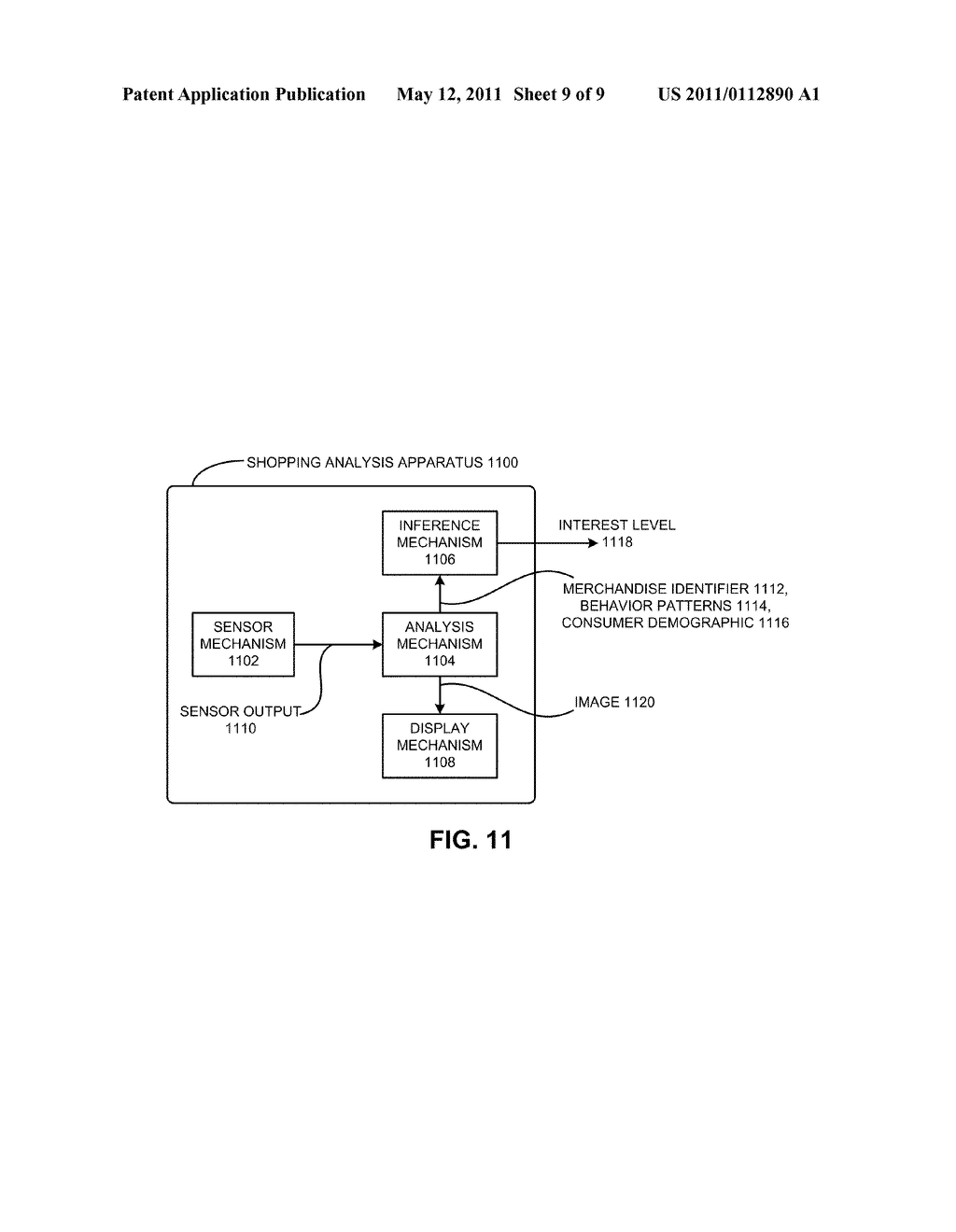 SENSOR-INTEGRATED MIRROR FOR DETERMINING CONSUMER SHOPPING BEHAVIOR - diagram, schematic, and image 10