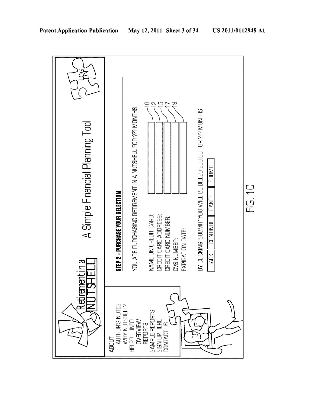 FINANCIAL PLANNING DOCUMENT AND PROCESS THEREFOR - diagram, schematic, and image 04