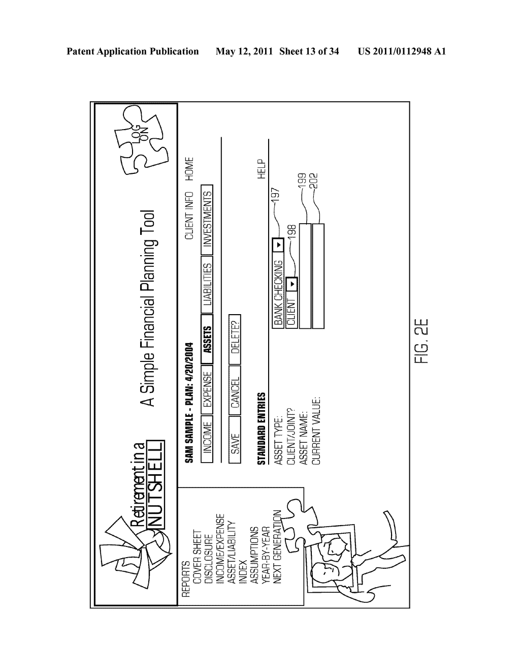 FINANCIAL PLANNING DOCUMENT AND PROCESS THEREFOR - diagram, schematic, and image 14