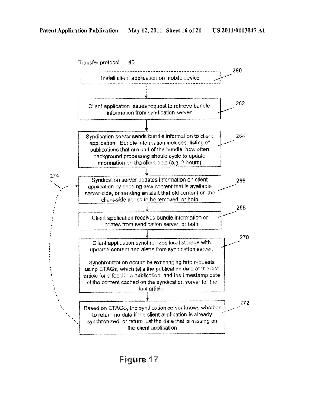 SYSTEM AND METHOD FOR PUBLISHING AGGREGATED CONTENT ON MOBILE DEVICES - diagram, schematic, and image 17