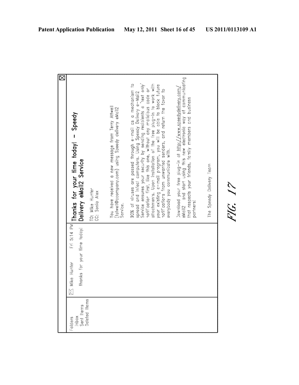 Secure Electronic Mail System - diagram, schematic, and image 17