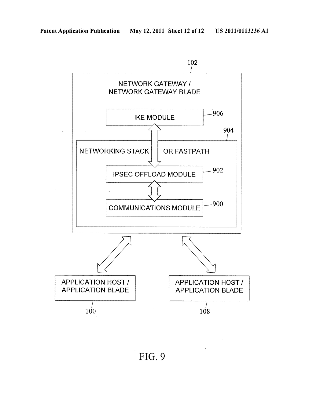 METHODS, SYSTEMS, AND COMPUTER READABLE MEDIA FOR OFFLOADING INTERNET PROTOCOL SECURITY (IPSEC) PROCESSING USING AN IPSEC PROXY MECHANISM - diagram, schematic, and image 13