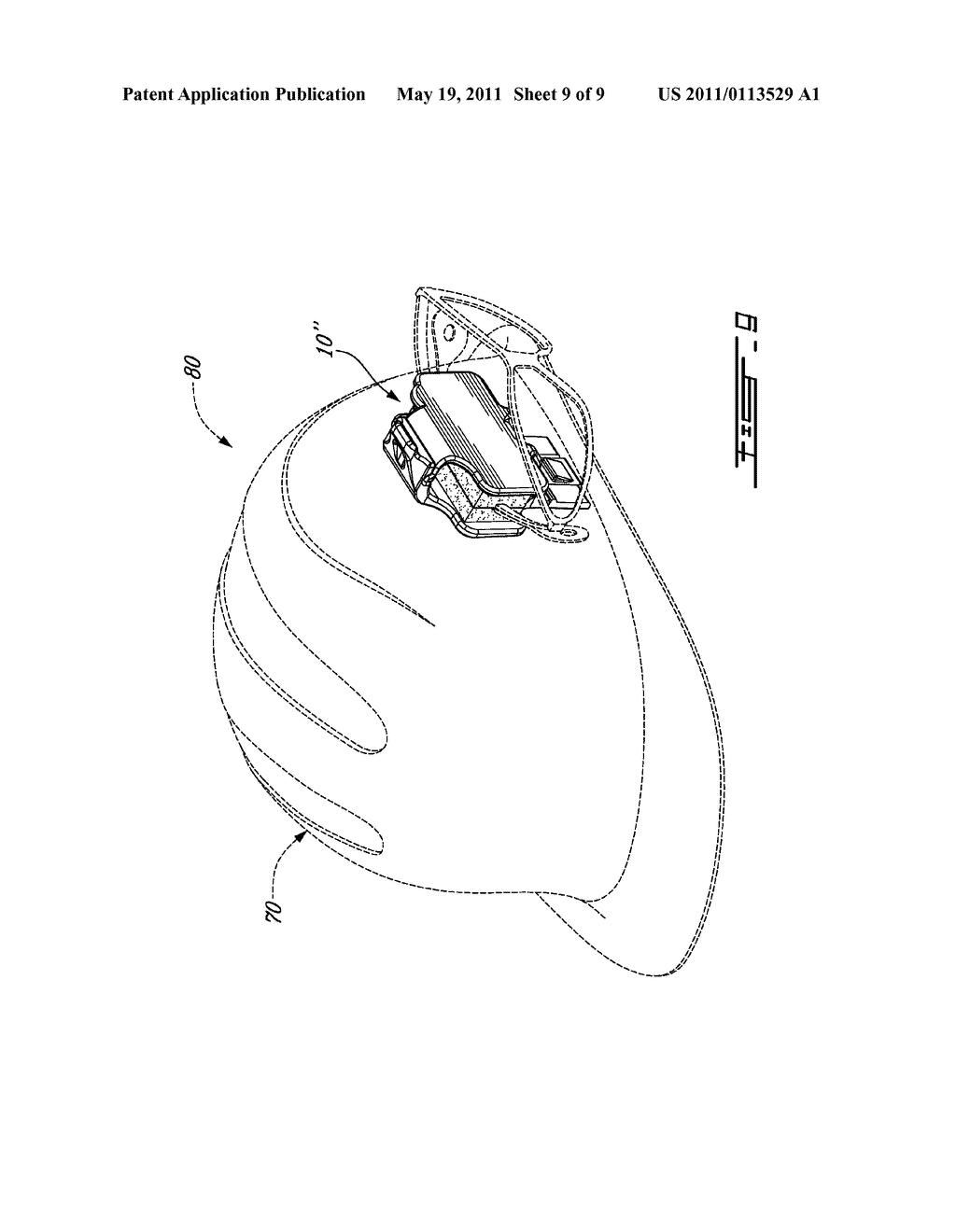 CLIP FOR HEADWEAR - diagram, schematic, and image 10